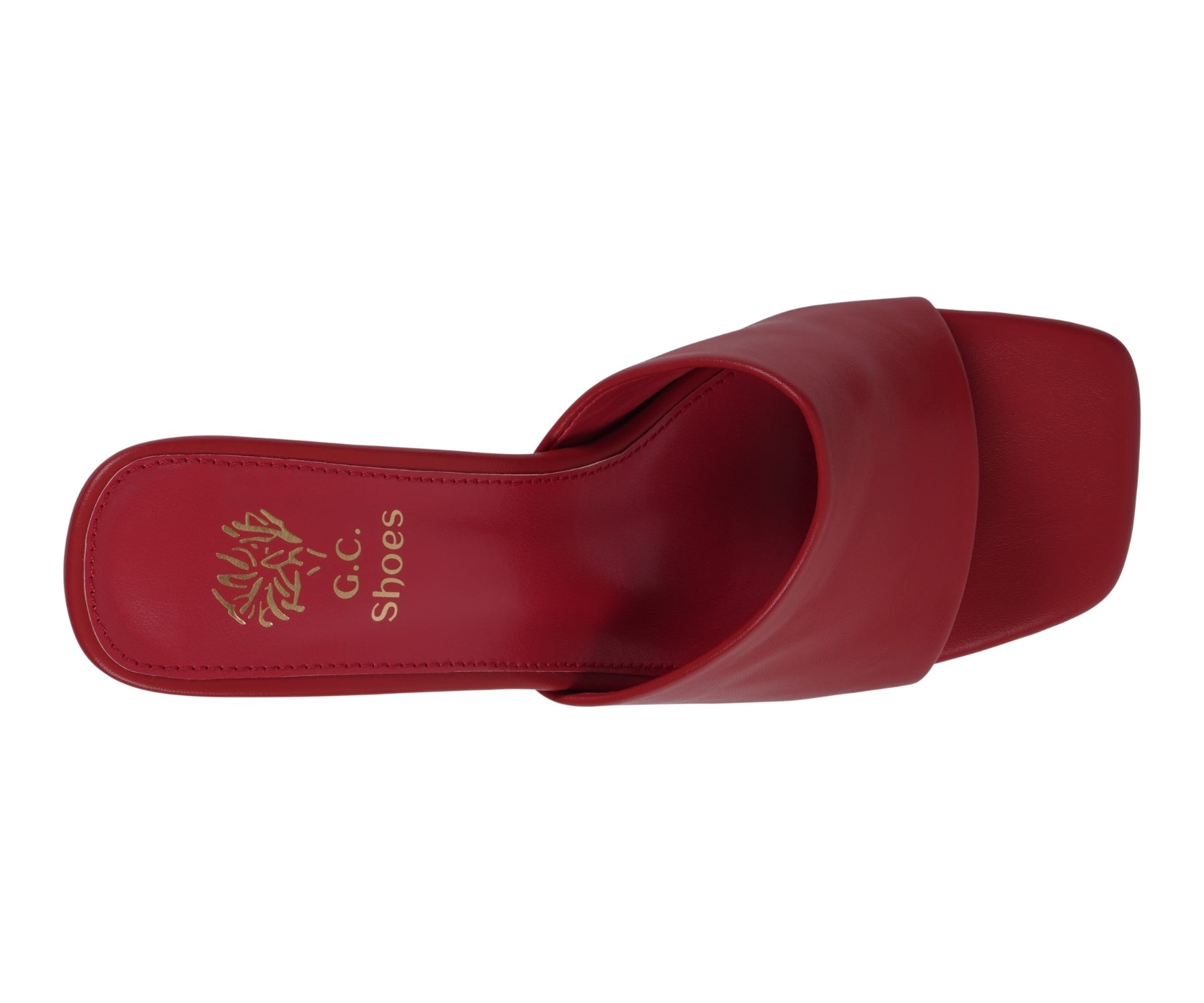 Sandales à talons carrés rouges Soho pour femme