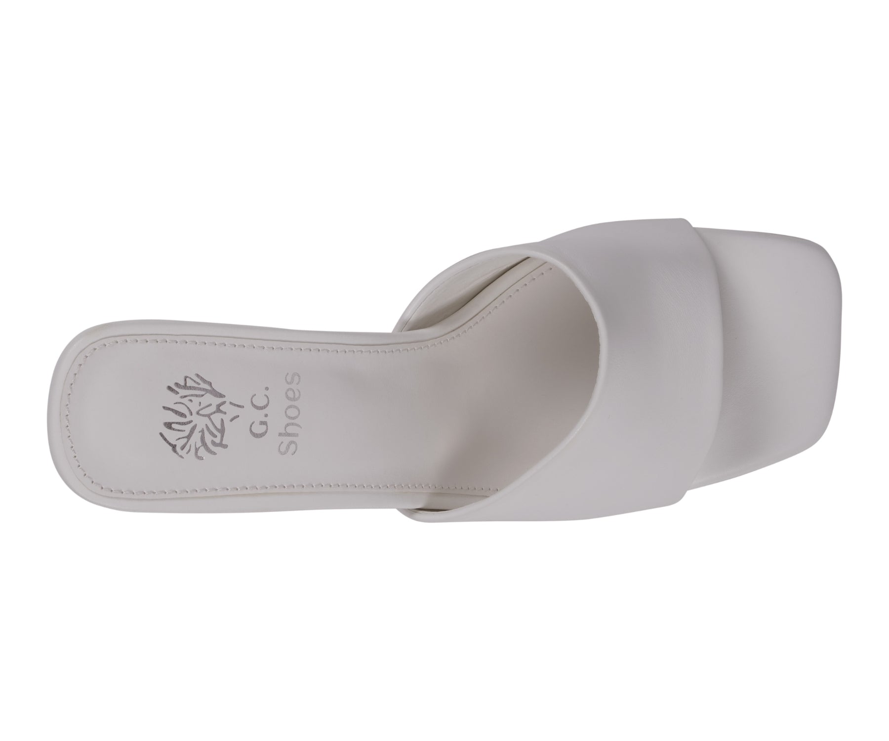 Sandales à talons carrés blanches Soho pour femme