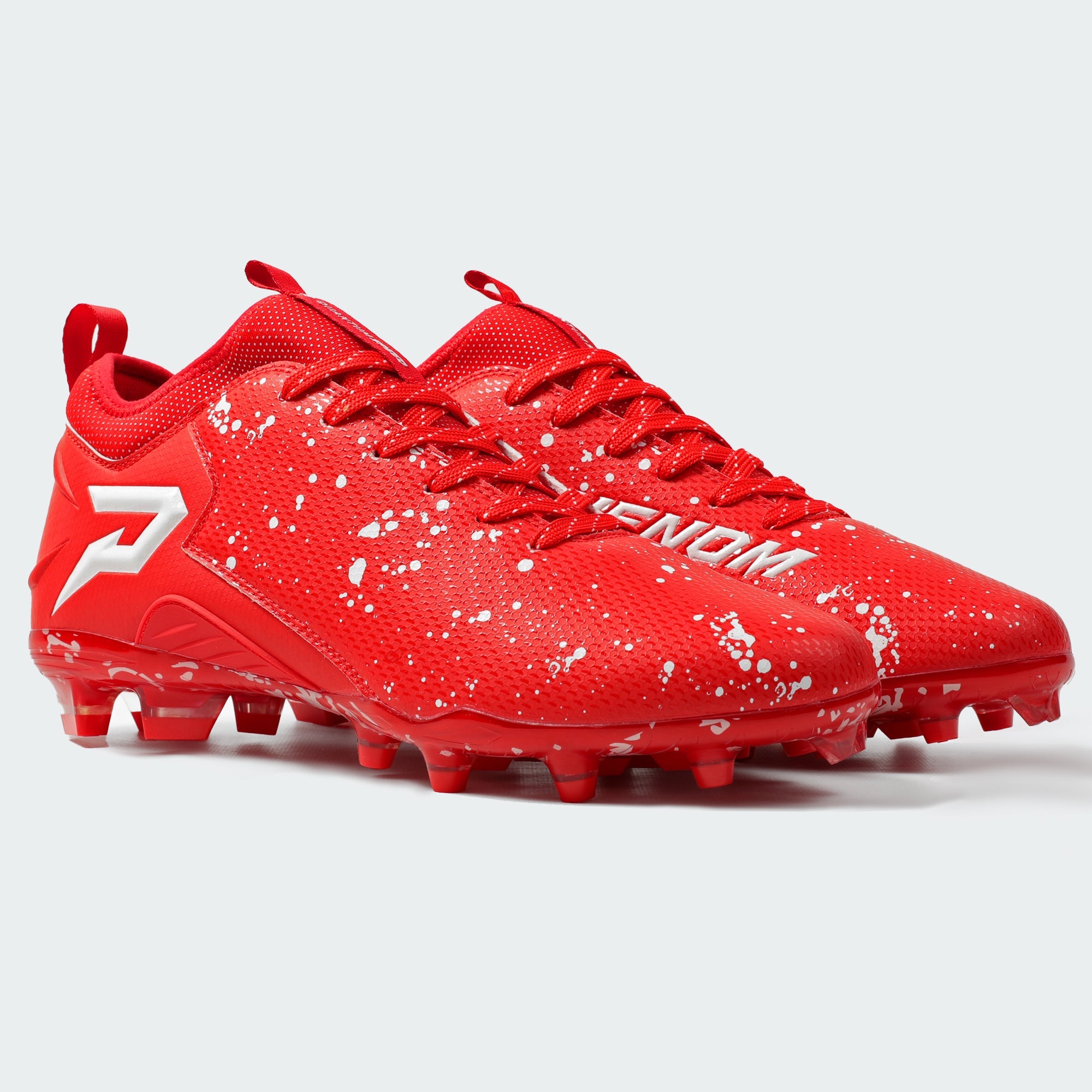 Chaussures de football américain Kool-Aid « Cherry » - Quantum Speed par Phenom Elite