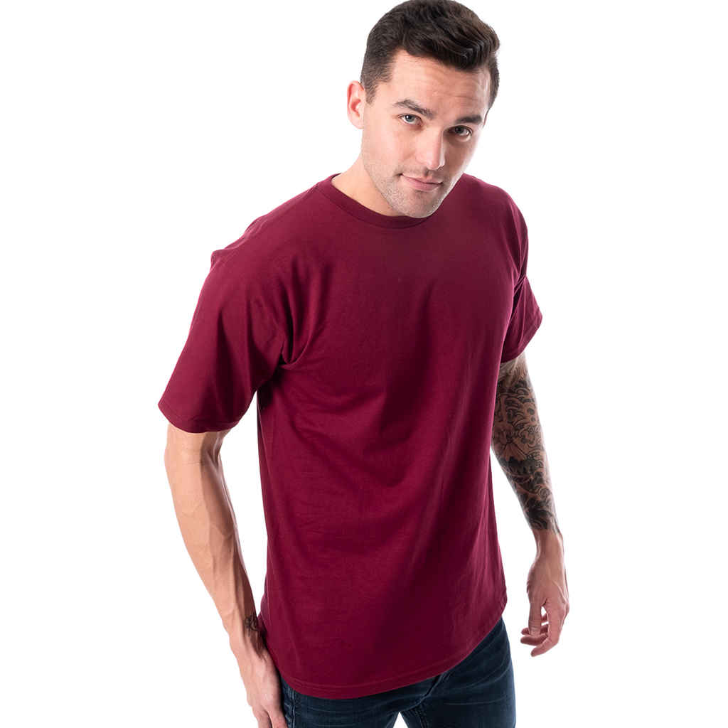 T-shirt ras du cou filé à l'ancienne 2100