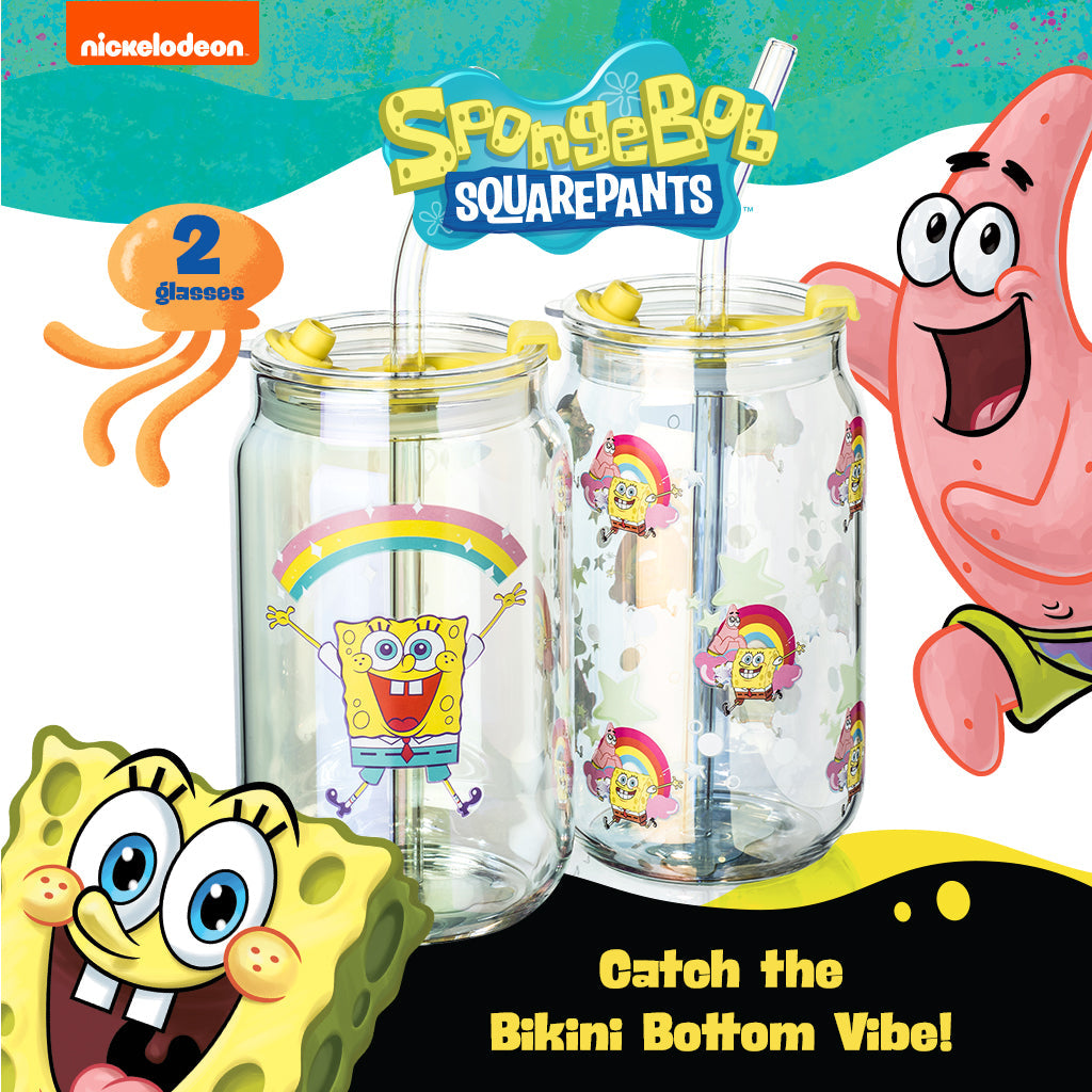 Verres Bob l'éponge - L'imagination !