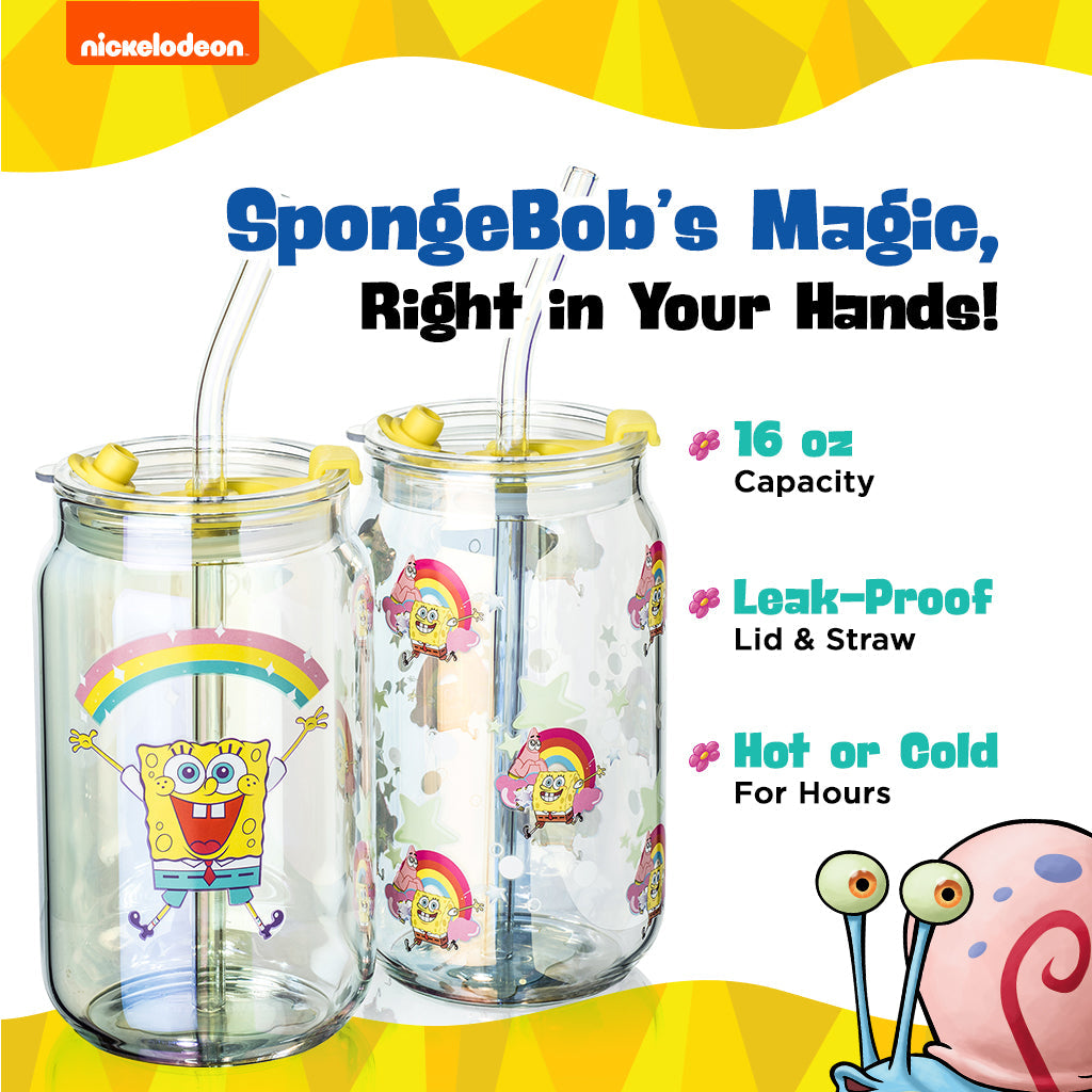 Verres Bob l'éponge - L'imagination !