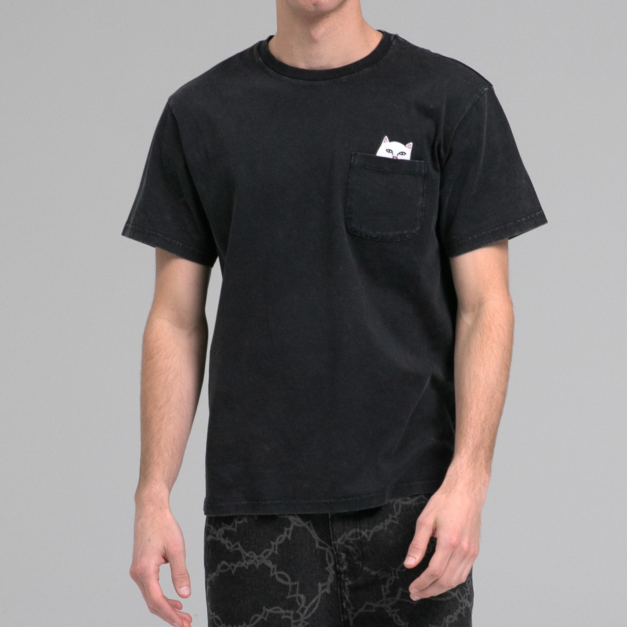 Lord Nermal Pocket tee (Black Mineral Wash)