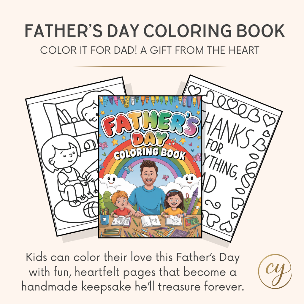 Livre de coloriage Fête des Pères pour enfants – 100 pages imprimables à offrir à papa