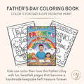 Livre de coloriage Fête des Pères pour enfants – 100 pages imprimables à offrir à papa