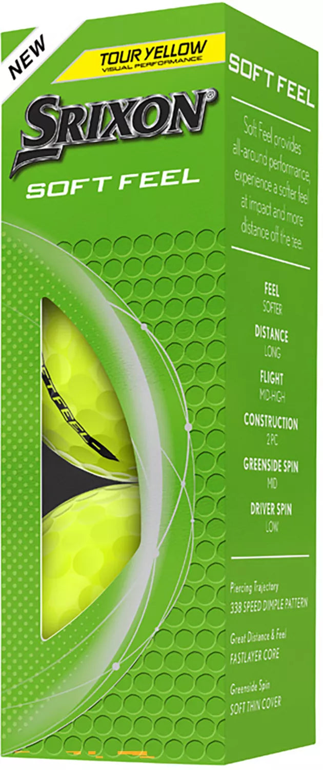 Balles de golf Soft Feel Srixon 2025