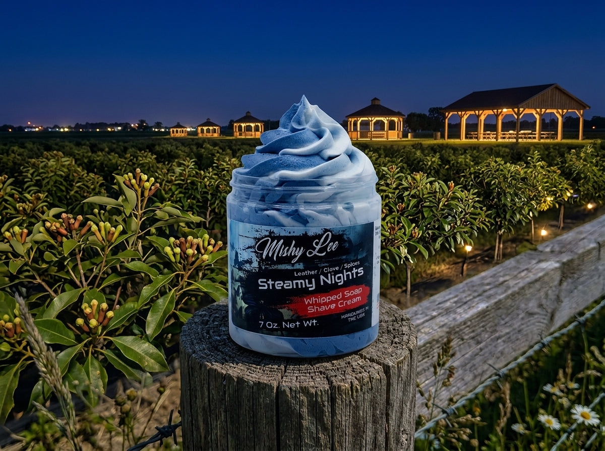 Crème de Savon Fouettée et de Rasage pour Hommes Steamy Nights