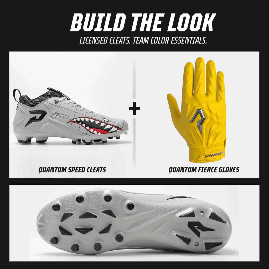 Chaussures de football américain Warhawk Quantum Speed 2.0 par Phenom Elite