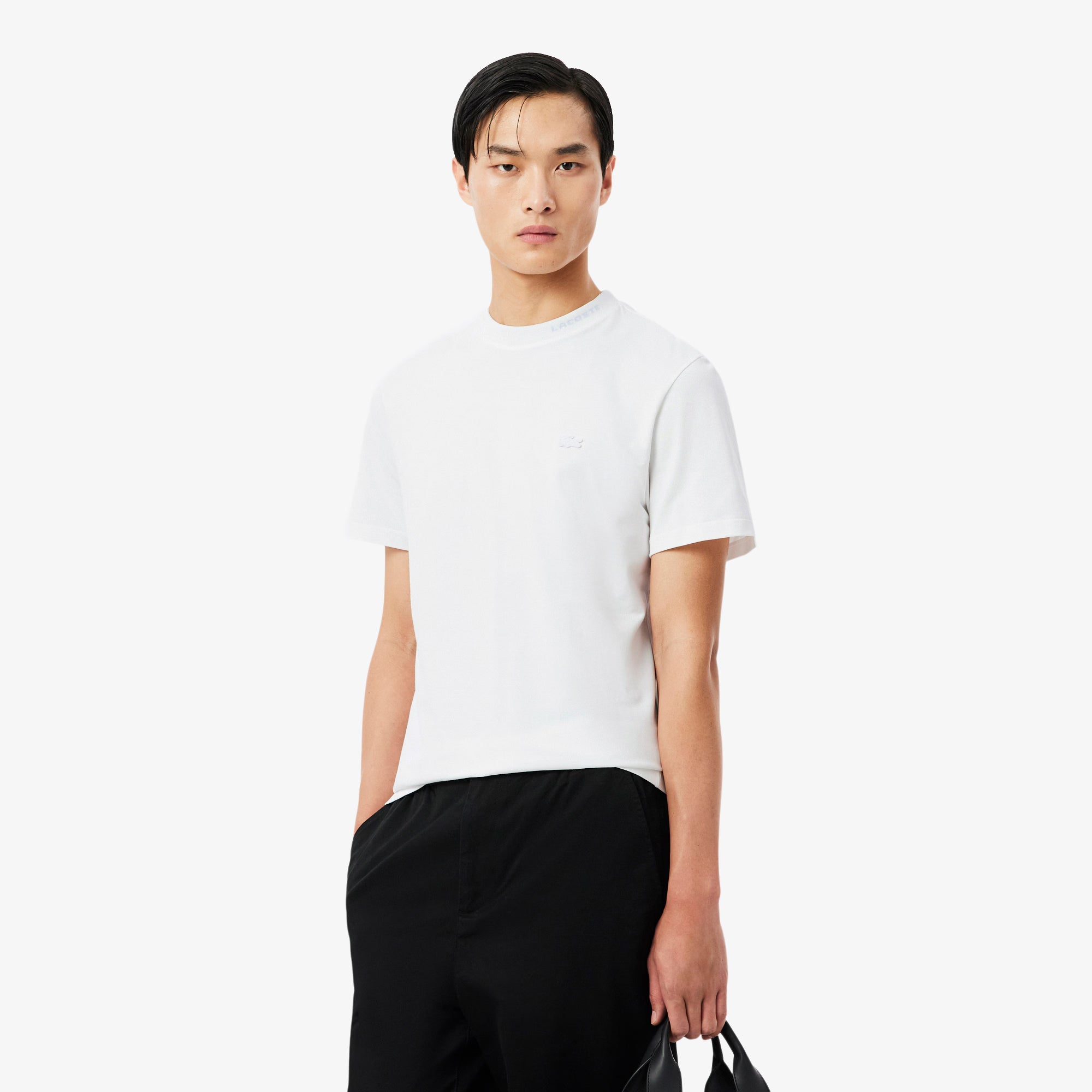 T-shirt piqué Lacoste - Blanc