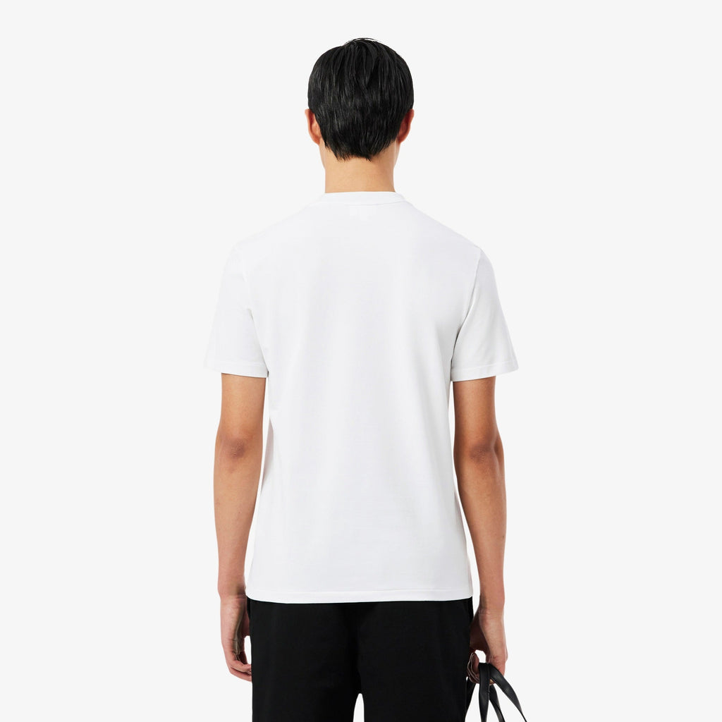 T-shirt piqué Lacoste - Blanc