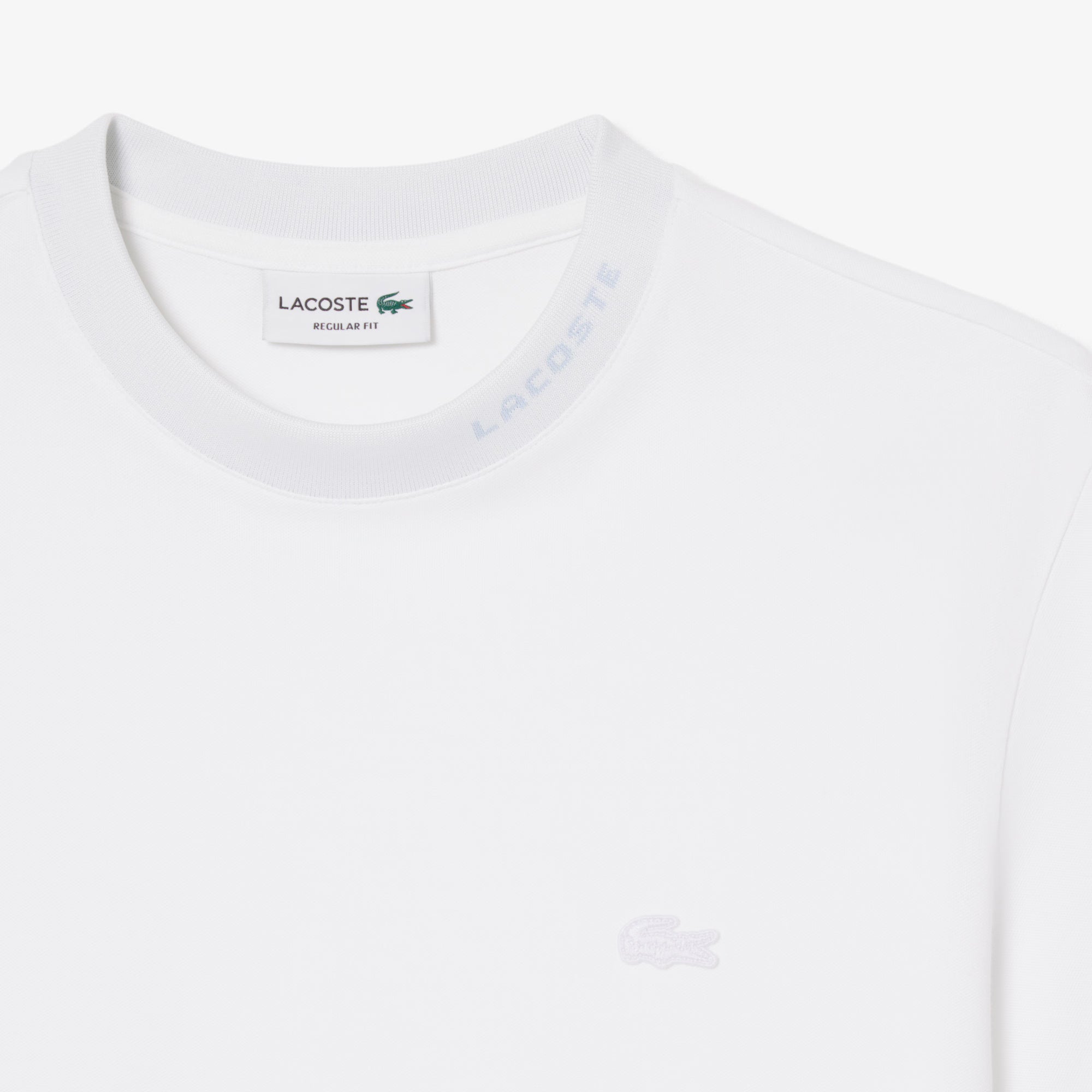 T-shirt piqué Lacoste - Blanc