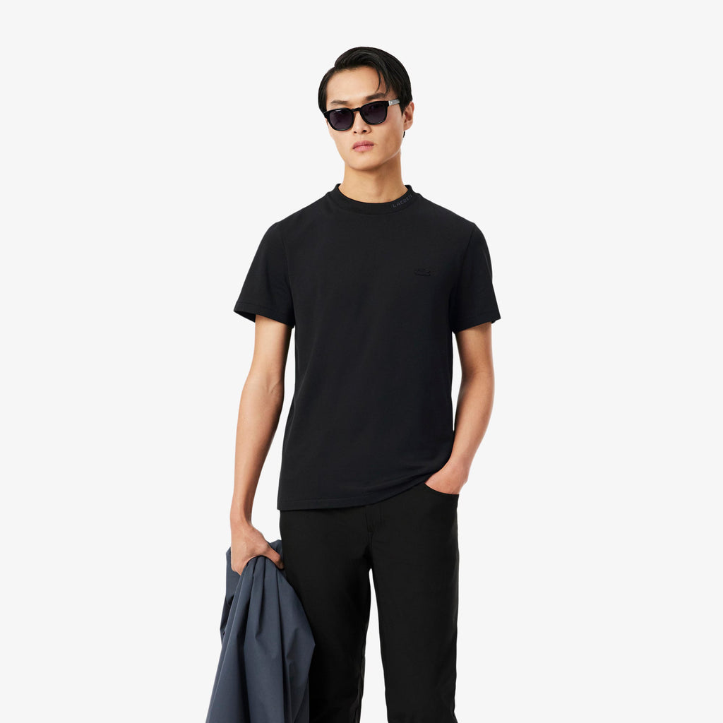 T-shirt piqué Lacoste - Noir