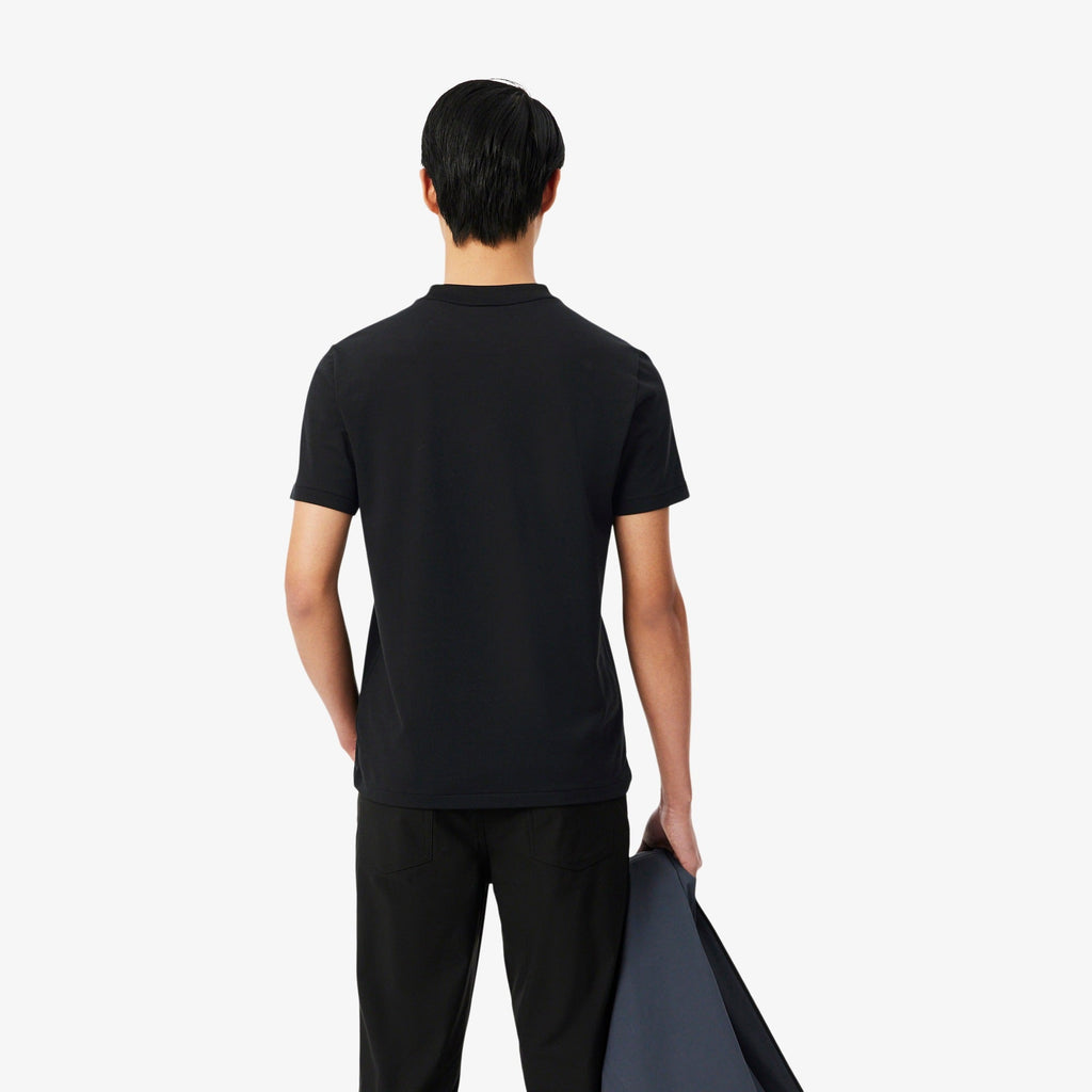 T-shirt piqué Lacoste - Noir