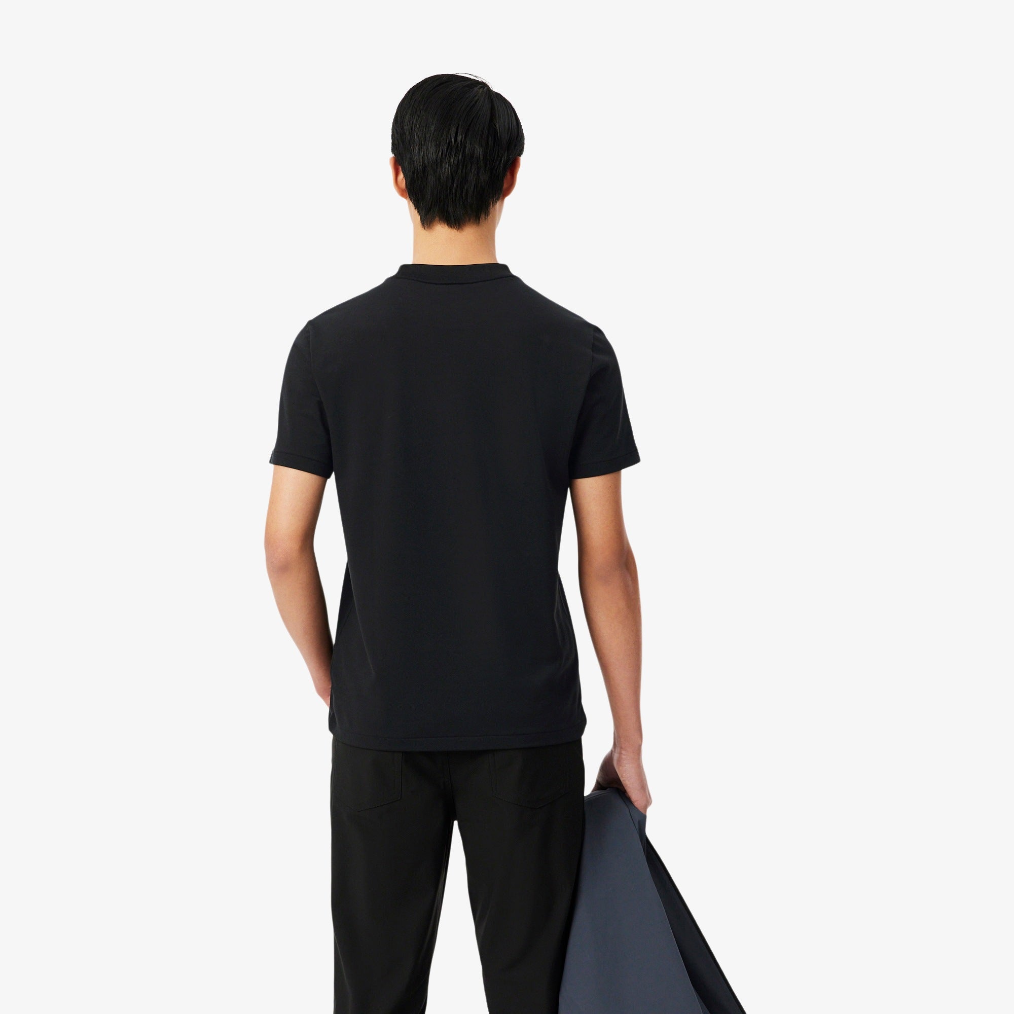 T-shirt piqué Lacoste - Noir