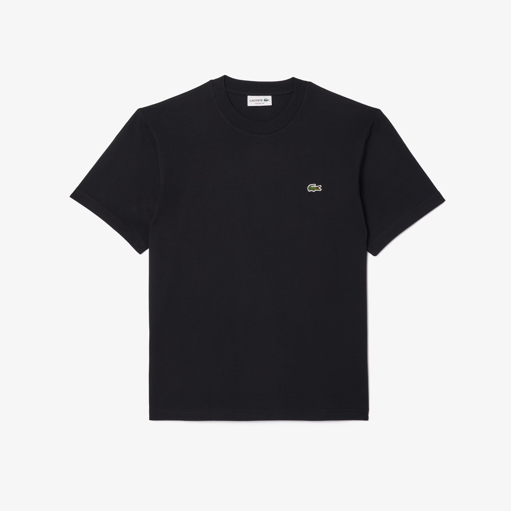 T-shirt en coton Lacoste pour homme - Noir