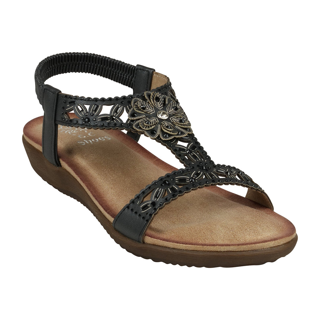 Sandales Plates Noires Toni