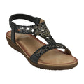 Sandales Plates Noires Toni