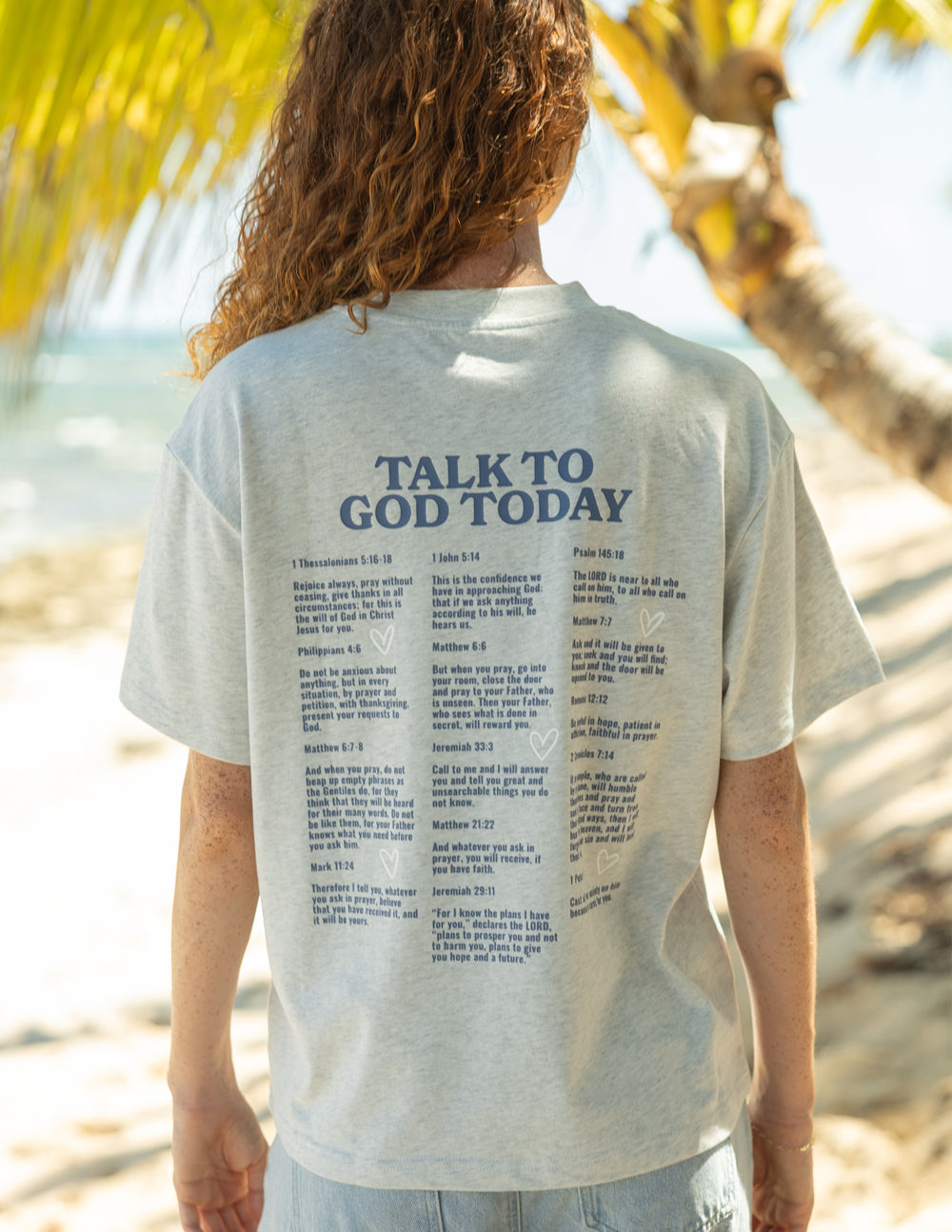 T-shirt unisexe Parlez à Dieu