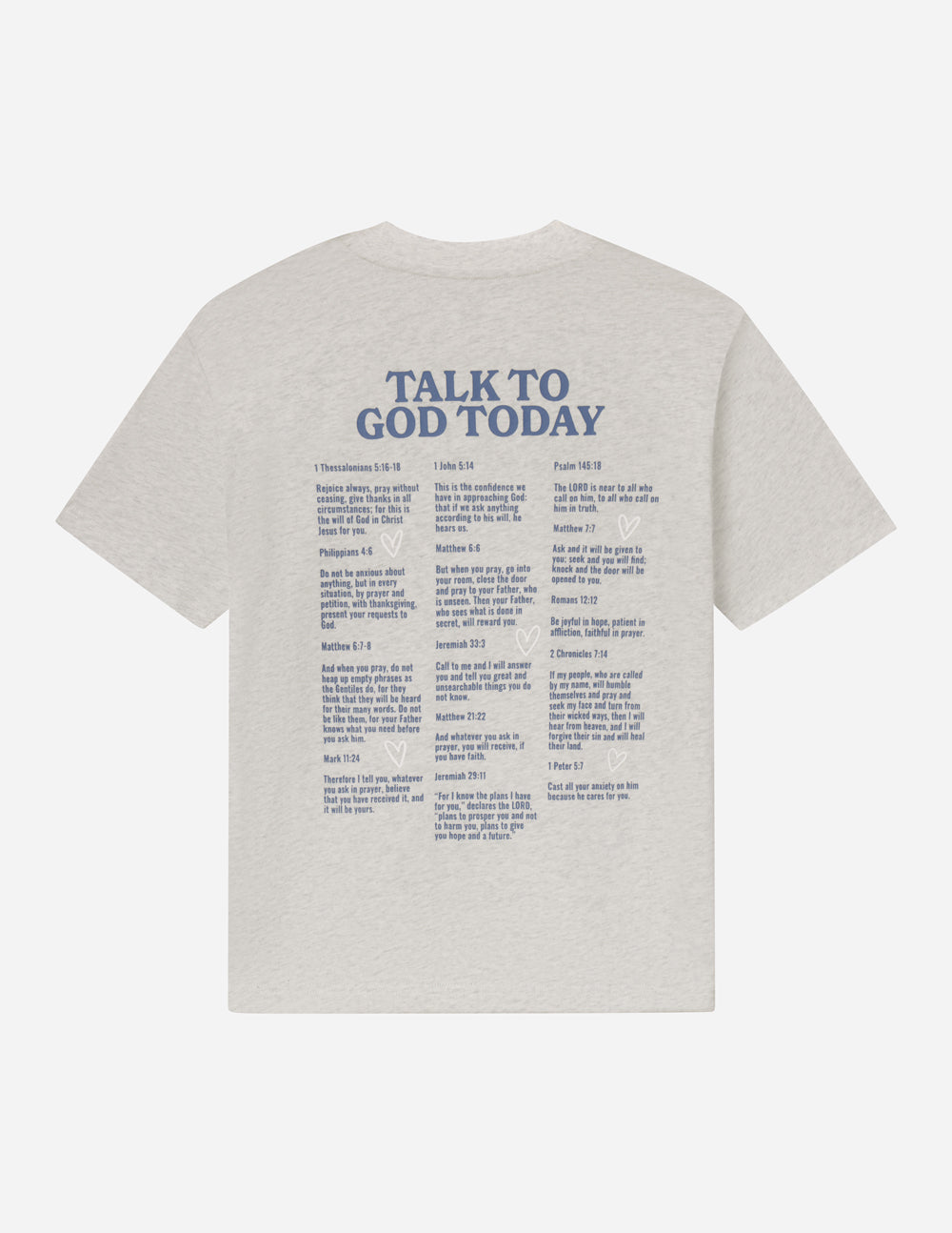 T-shirt unisexe Parlez à Dieu