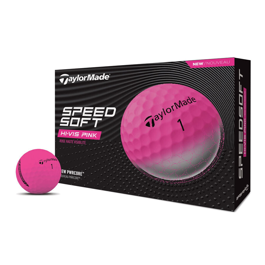 Ballons de golf SpeedSoft roses de TaylorMade