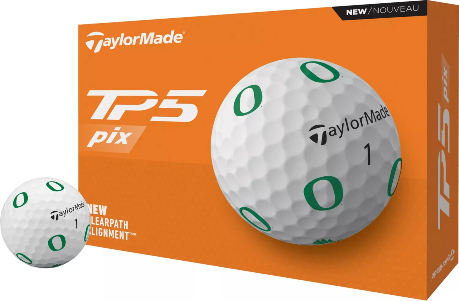 Balles de golf TaylorMade TP5 pix Oregon Ducks
