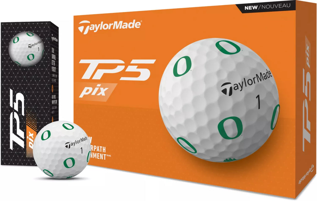 Balles de golf TaylorMade TP5 pix Oregon Ducks