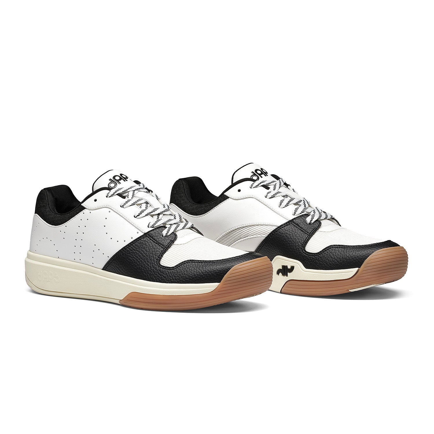 DAPS DESI Low – Noir/Blanc – Chaussures de pickleball pour femmes