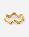 Bague Vague Texturée