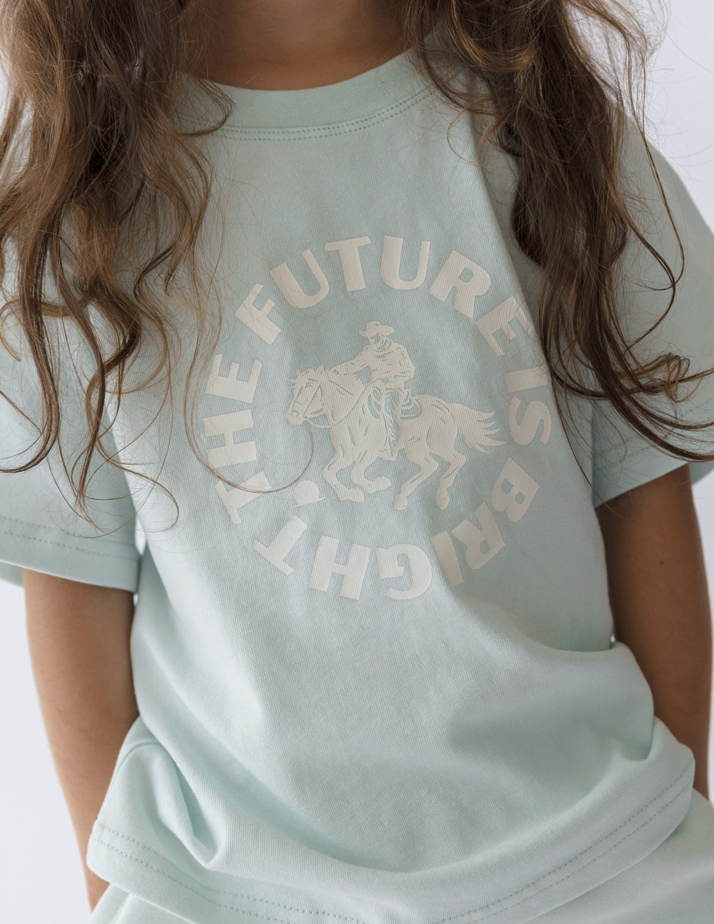 T-shirt enfant "L'avenir est brillant"