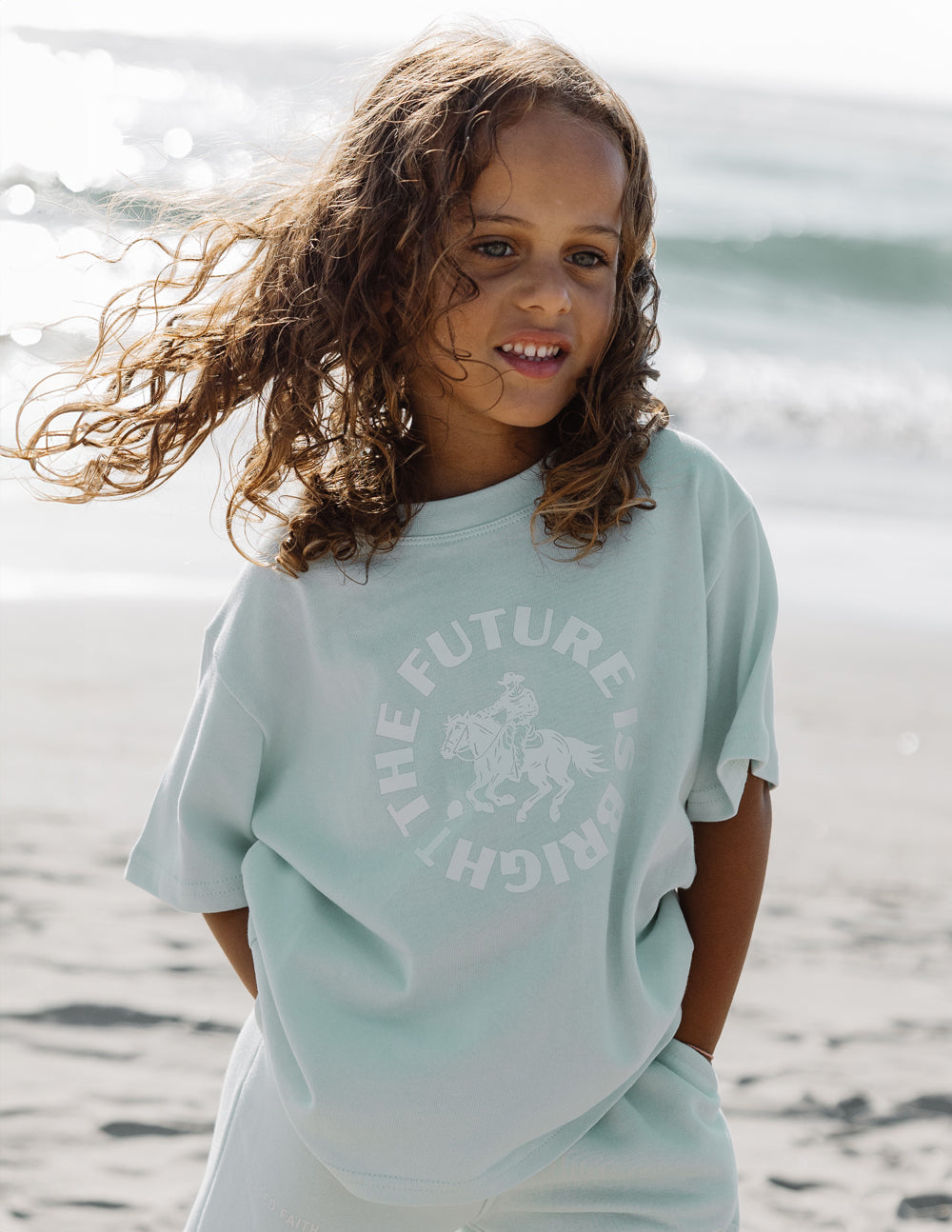 T-shirt enfant "L'avenir est brillant"