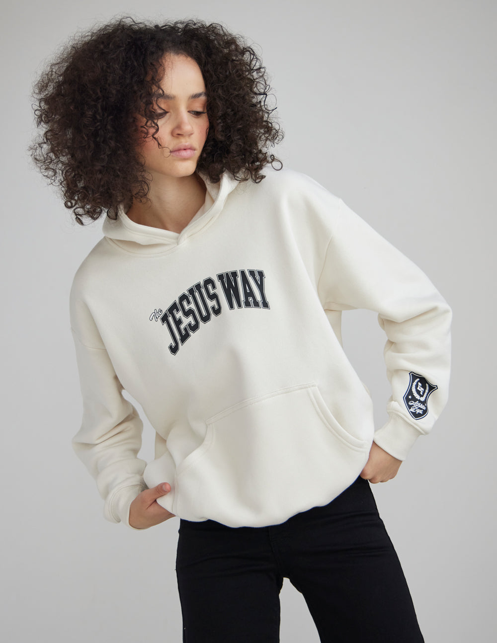 Le sweat à capuche unisexe The Jesus Way