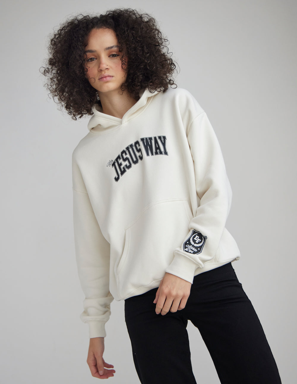 Le sweat à capuche unisexe The Jesus Way