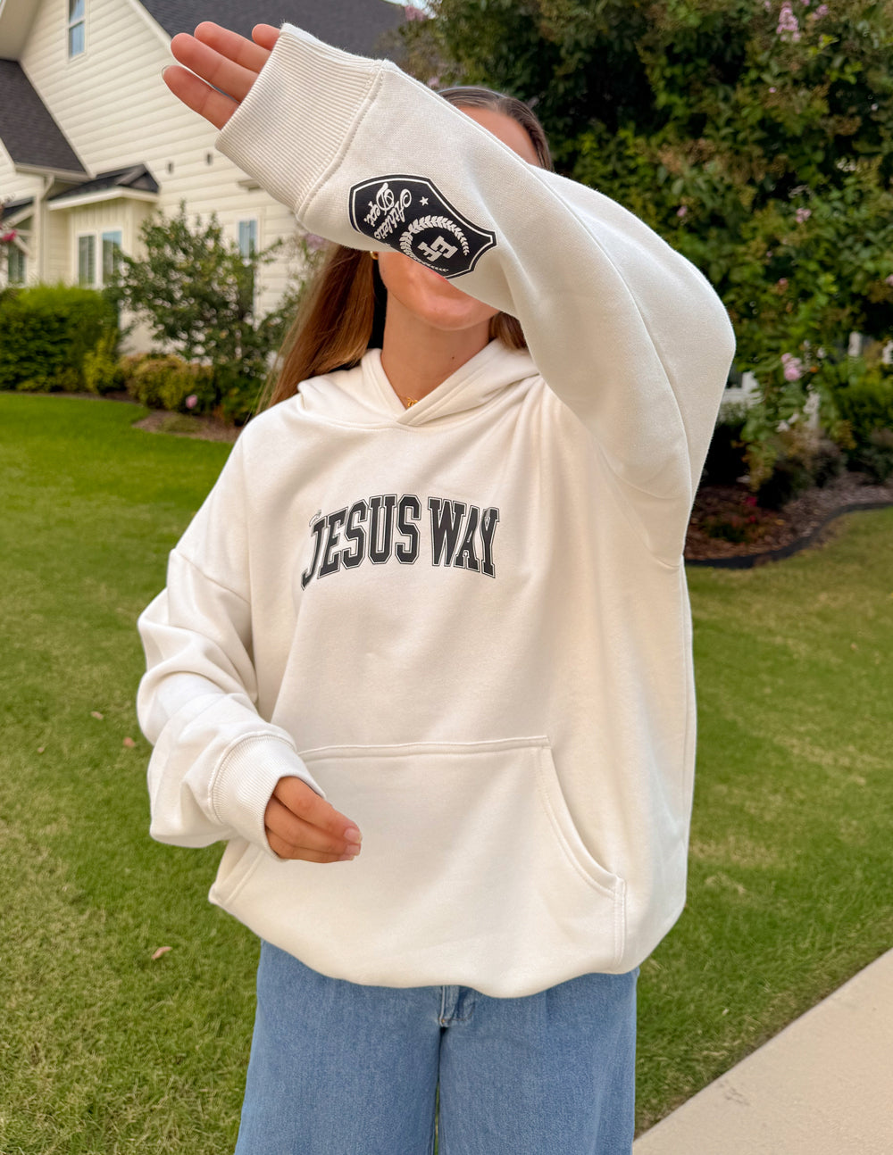 Le sweat à capuche unisexe The Jesus Way