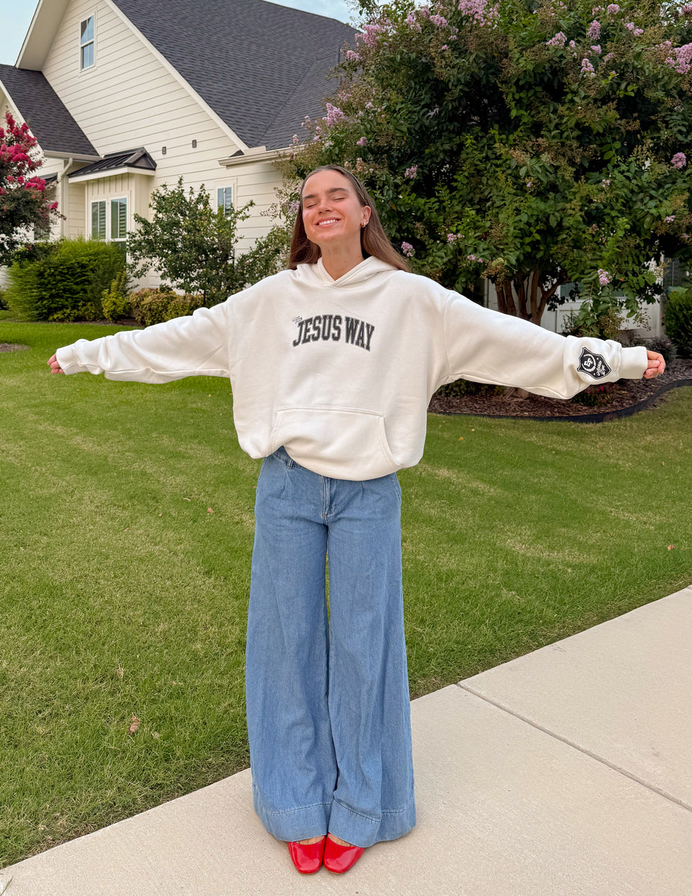 Le sweat à capuche unisexe The Jesus Way
