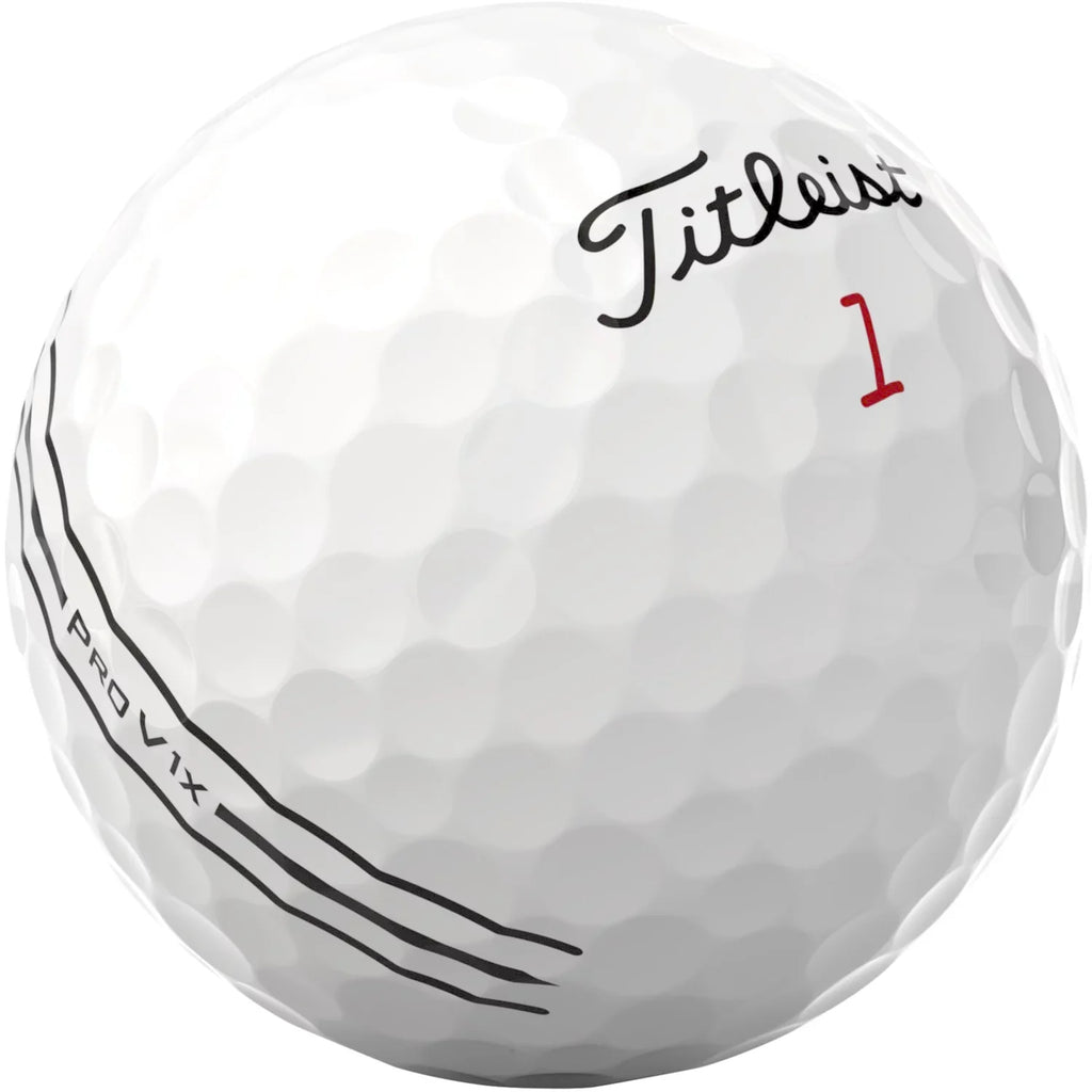 Balles de golf Titleist 2026 Pro V1x alignement amélioré