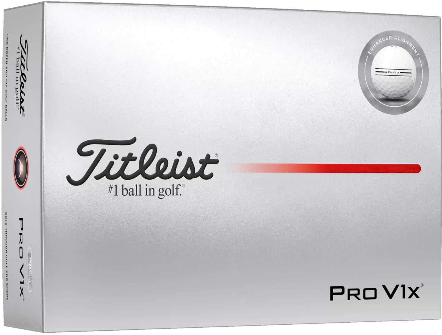 Balles de golf Titleist 2026 Pro V1x alignement amélioré