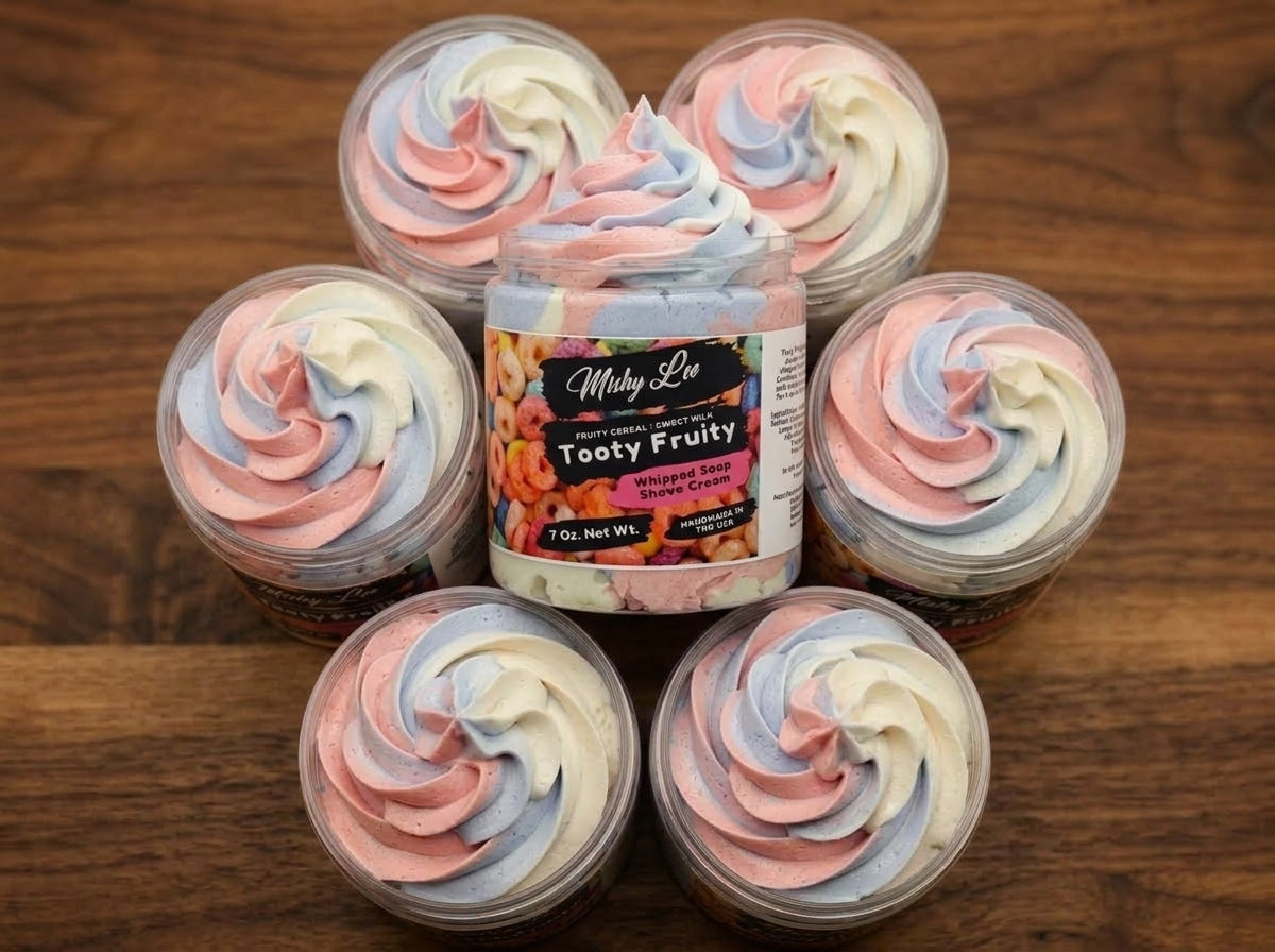 Crème fouettée et crème à raser Tooty Fruity