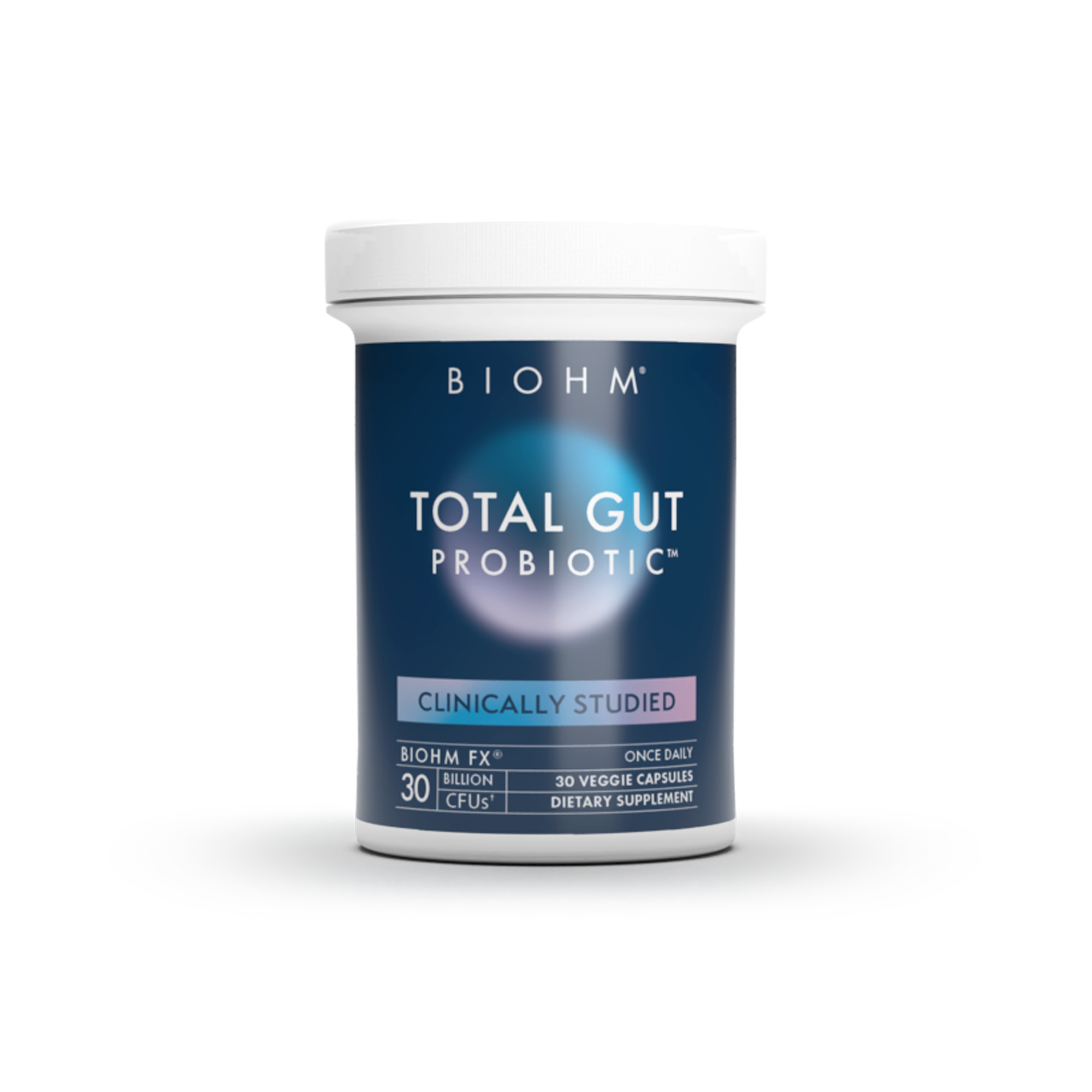 Biohm Health - Total Probiotic Bacteria + Fungi 30 Milliards d'UFC - 30 Gélules