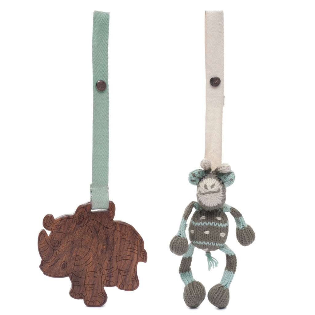 2 jouets de poussette | ami et kenya