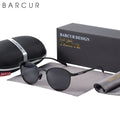 BARCUR Lunettes de soleil tendance pour femmes, monture ronde polarisée – Lunettes de soleil élégantes et intemporelles pour la conduite et le style décontracté – Protection UV400, verres antireflets