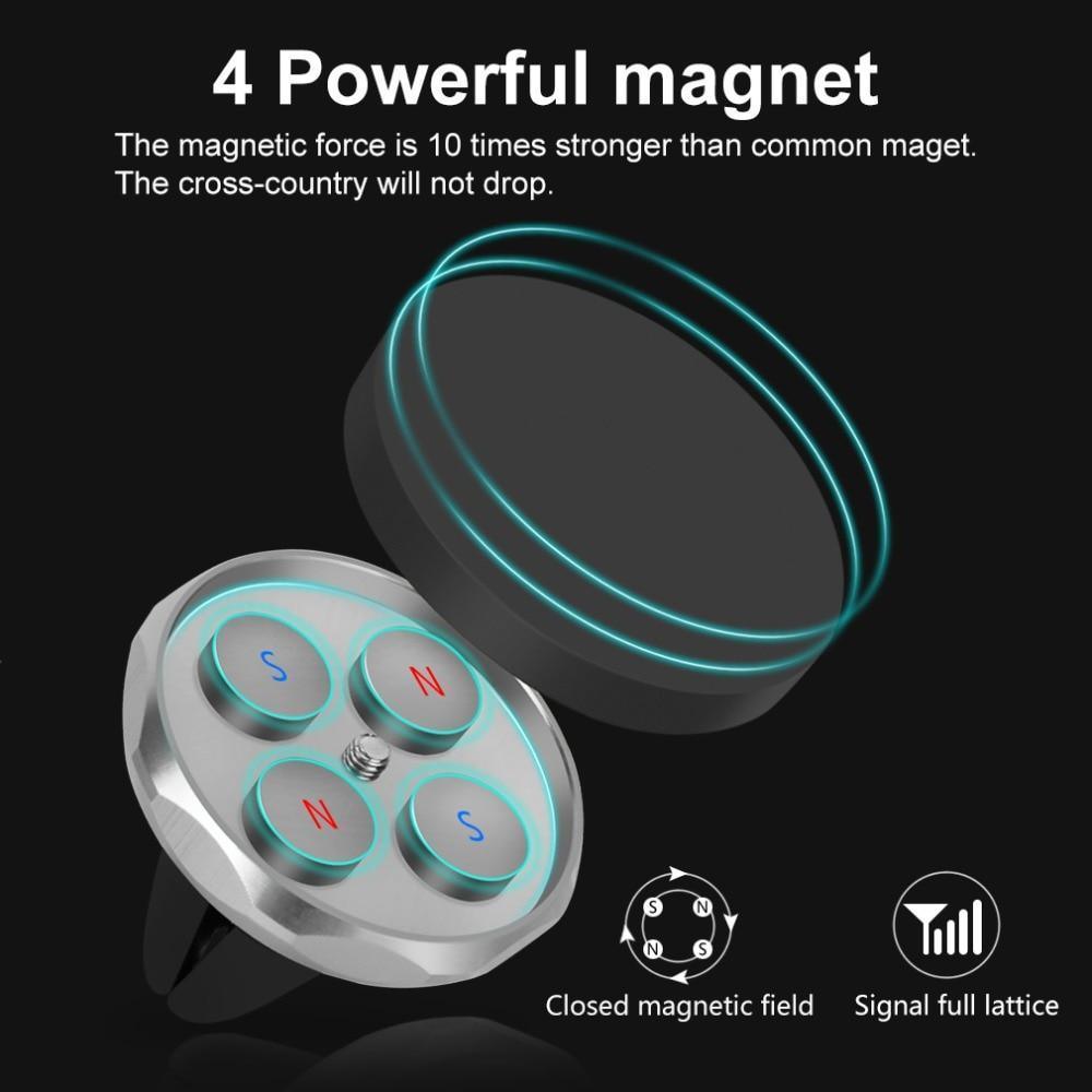 Support De Téléphone Magnétique De Voiture Rotatif À 360 Degrés Support De Téléphone De Voiture Support Magnétique Pour Téléphone De Voiture