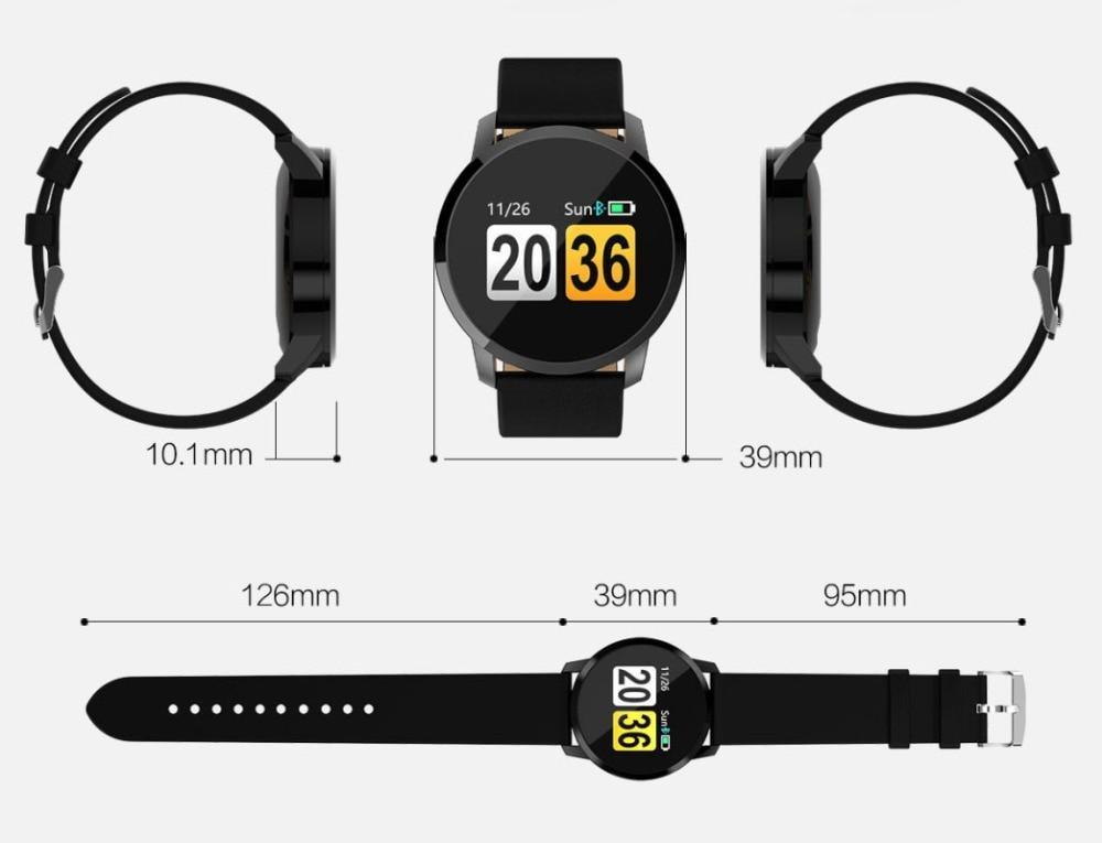 Montre Intelligente Tendance Luxe avec Écran LED Couleur Smartwatch Femme Moniteur de Fréquence Cardiaque Suivi d'Activité Physique