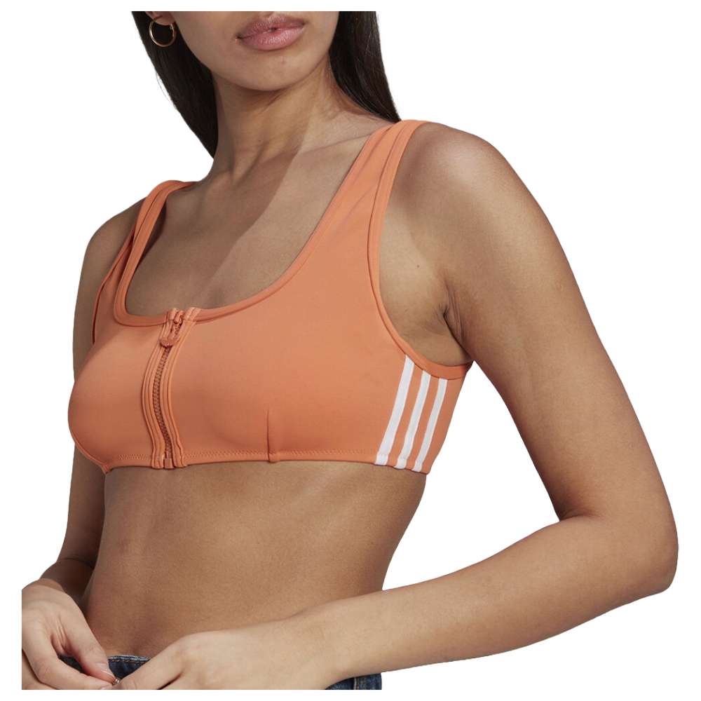 Haut de bikini adidas adicolor Classics pour femme - Hazy Orange / Hazy Copper