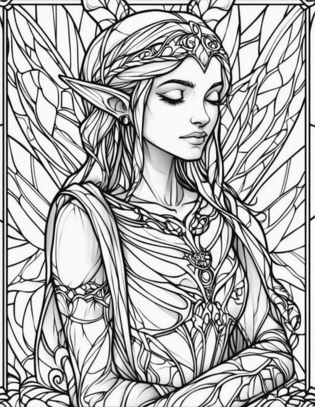 Garden Spirits: Stained Glass Fairies & Elves – Volume 2