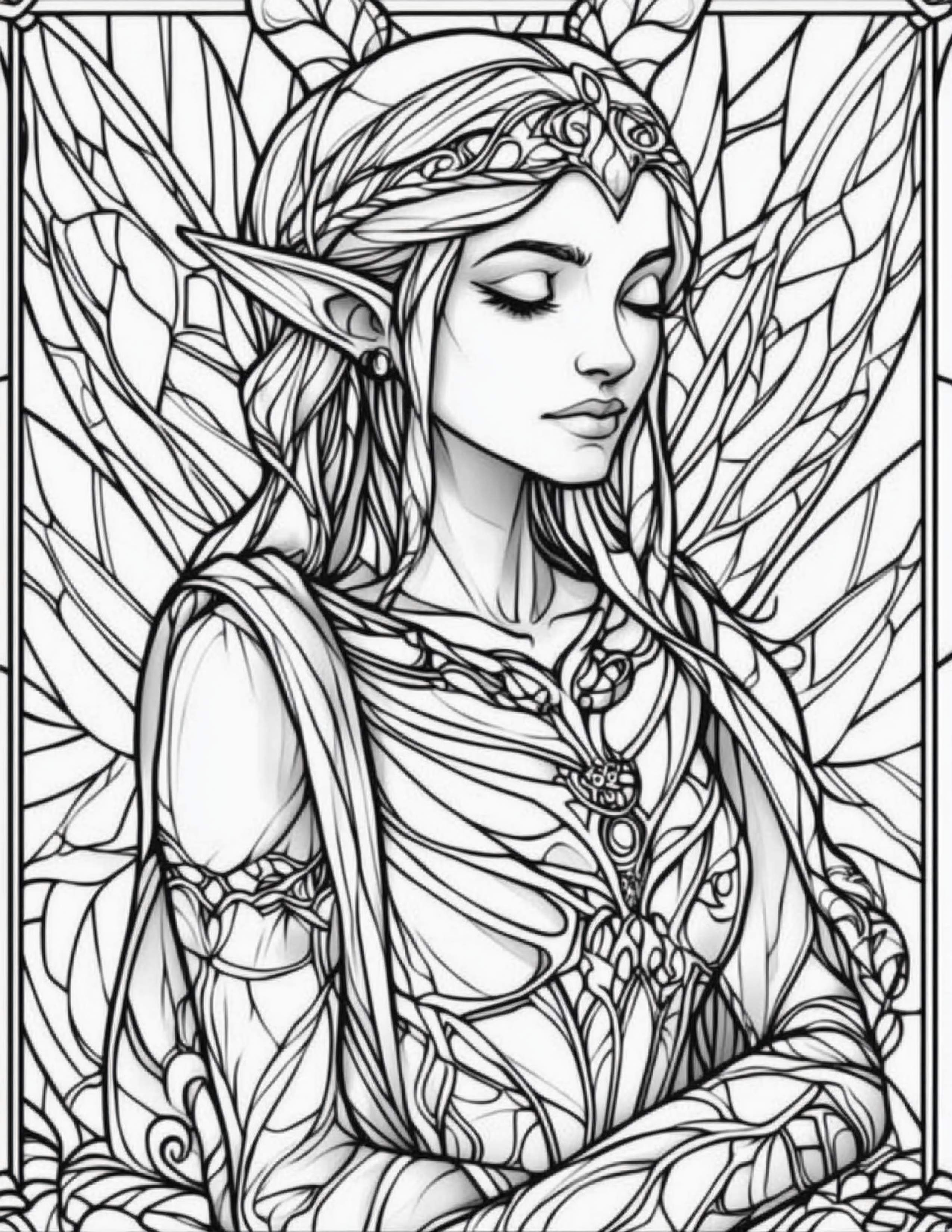 Garden Spirits: Stained Glass Fairies & Elves – Volume 2