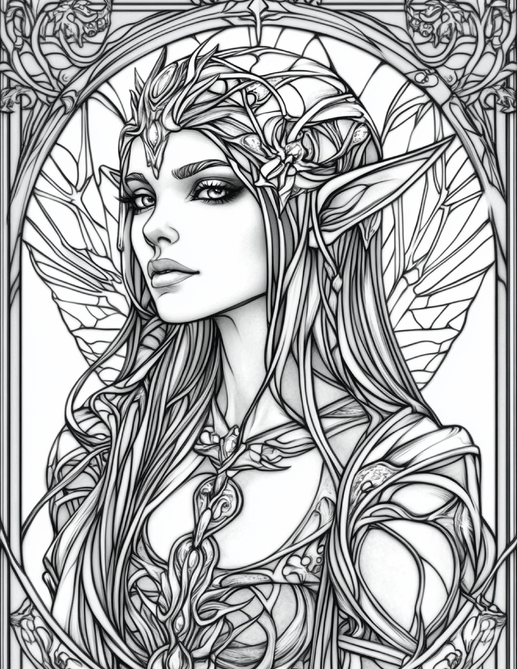 Garden Spirits: Stained Glass Fairies & Elves – Volume 2