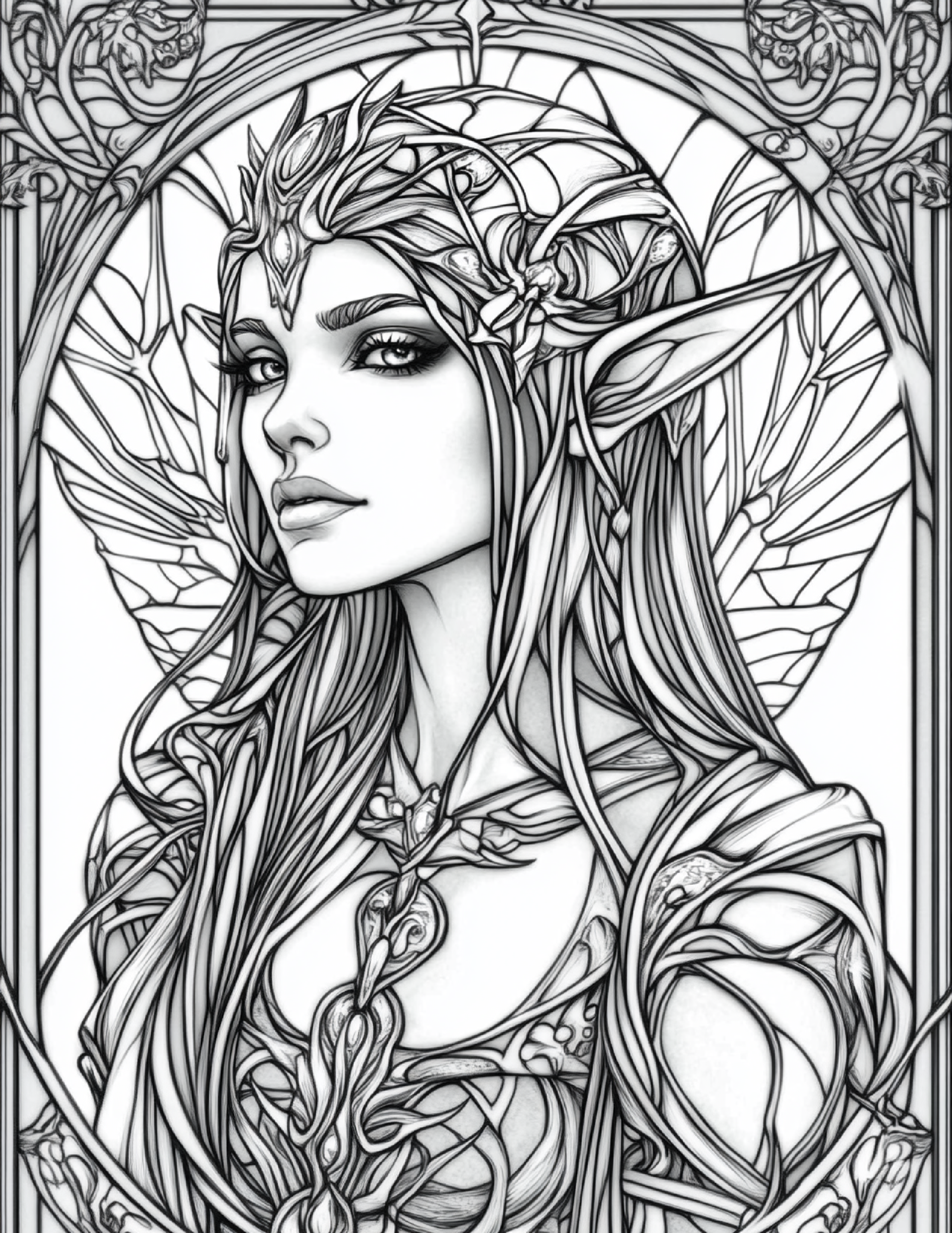 Garden Spirits: Stained Glass Fairies & Elves – Volume 2