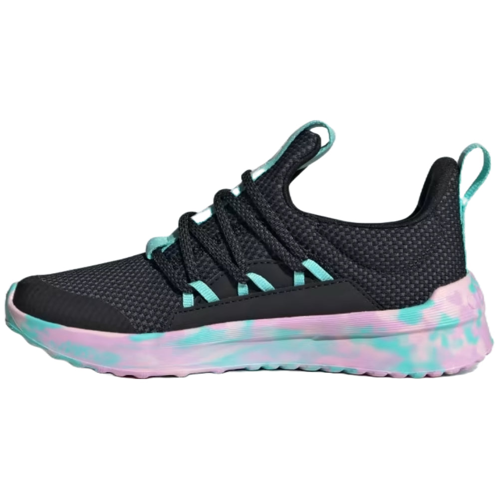 adidas LITE RACER ADAPT 5.0 CHAUSSURES À LACETS ENFILABLES pour enfant (Core Black / Clear Pink / Flash Aqua)