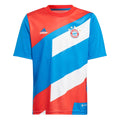adidas Maillot FC Bayern Preshi Enfant - Rouge / Bleu Royal Brillant