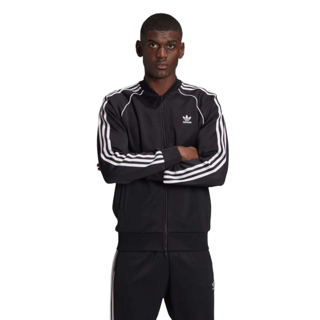 Veste de survêtement Superstar adidas Originals pour homme - Noir